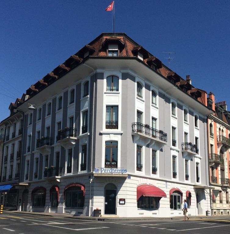 Hotel Des Alpes Nyon Exteriör bild